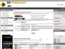 Tablet Screenshot of myrideboard.eu